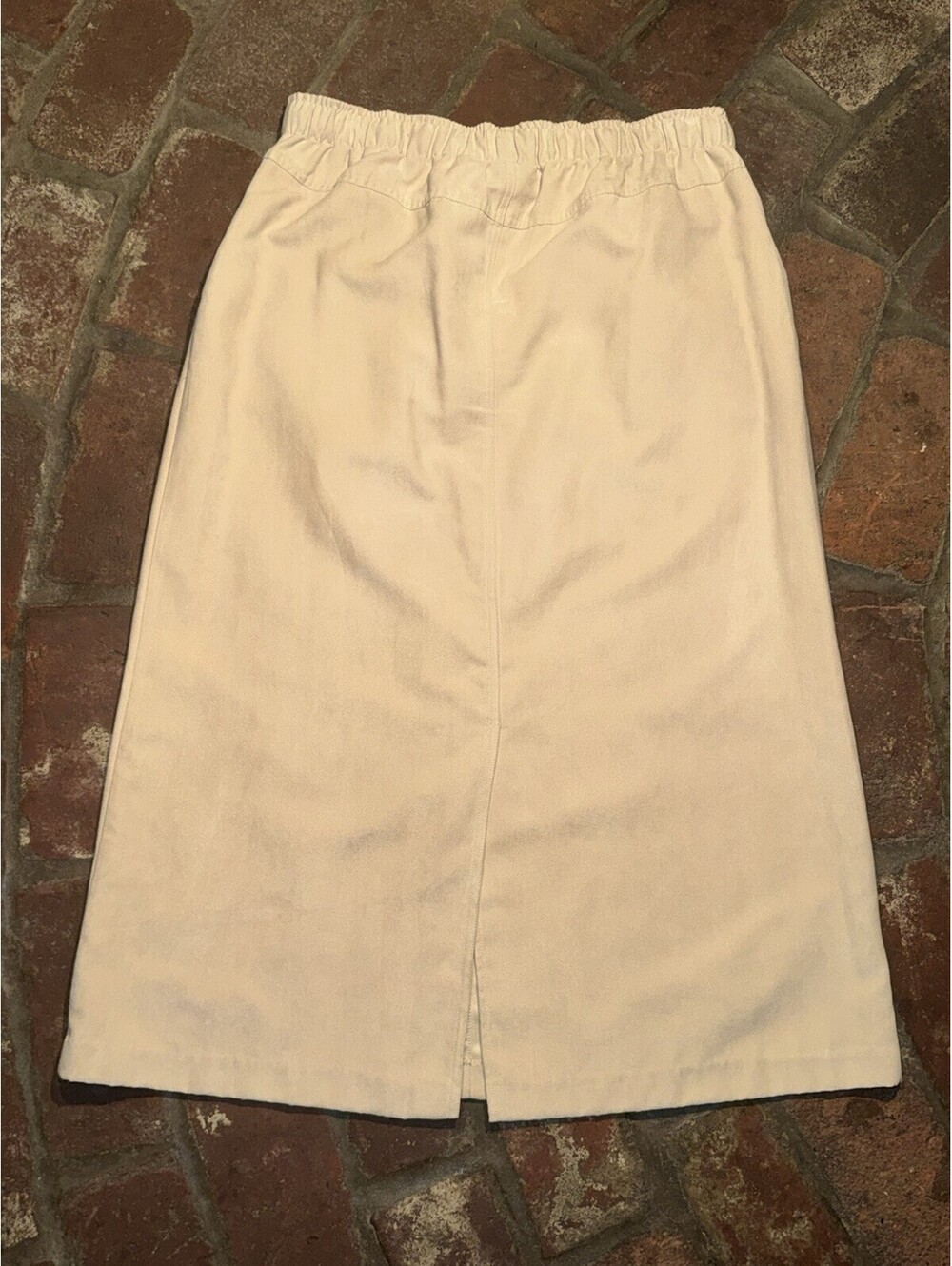 VTG Blassport Polyester Skirt Women’s Size 14 Two Pockets Suede Feel - Picture 5 of 7